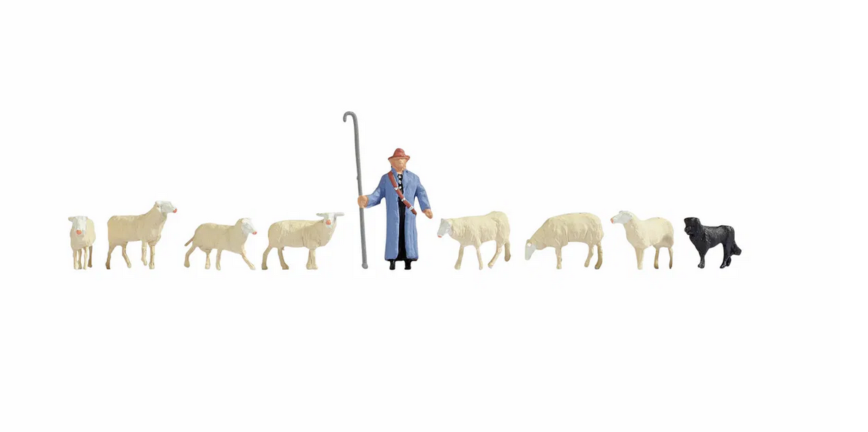 Noch 45748 Schafe und Schäfer 1:120 Spur TT Neu OVP Tiere