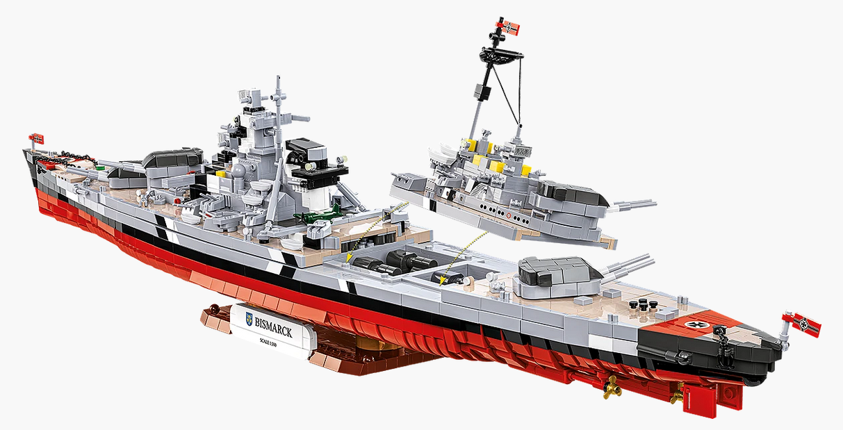 Cobi 4860 Battleship Bismarck 1:300 Modellbausatz NEU OVP Bricks