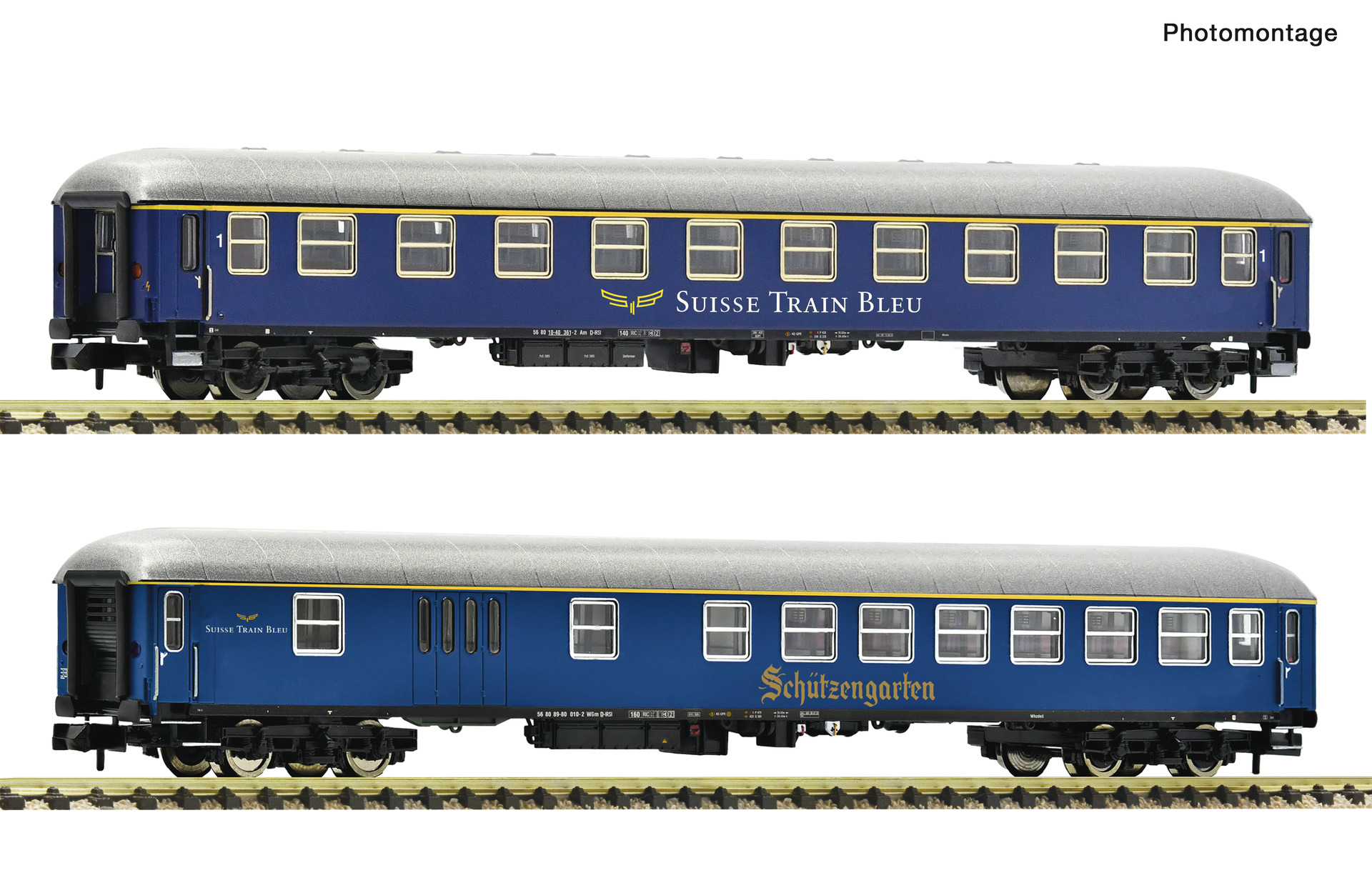 Fleischmann 6260083 2-tlg. Set 2: Schnellzugwagen