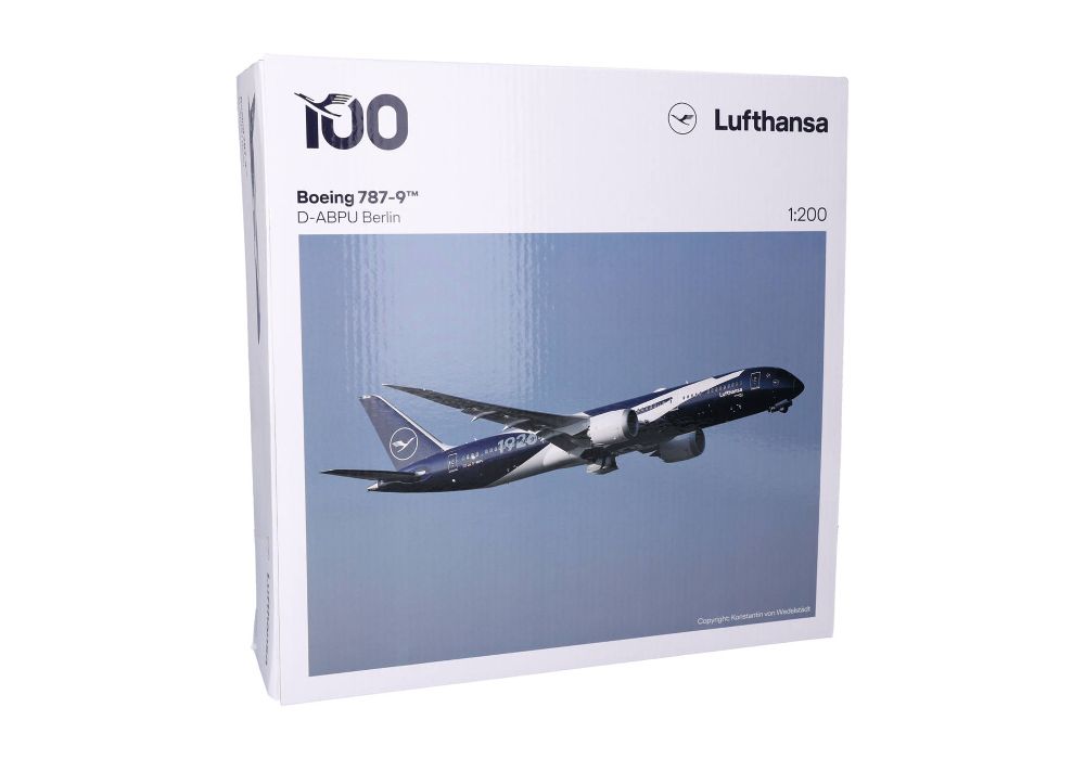 Herpa 573986 Lufthansa Boeing 787-9 Dreamliner "100 Jahre" 1:200