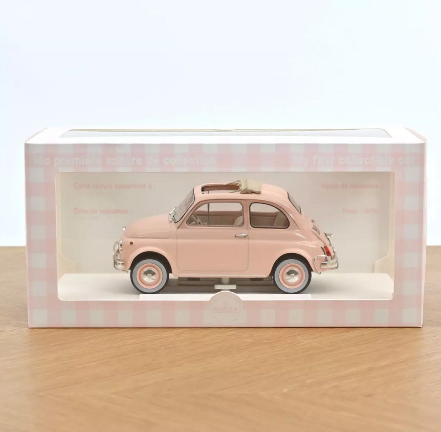 Norev 187774 Fiat 500 L 1968 Rosa Geburtsgeschenk 1:18 NEU OVP