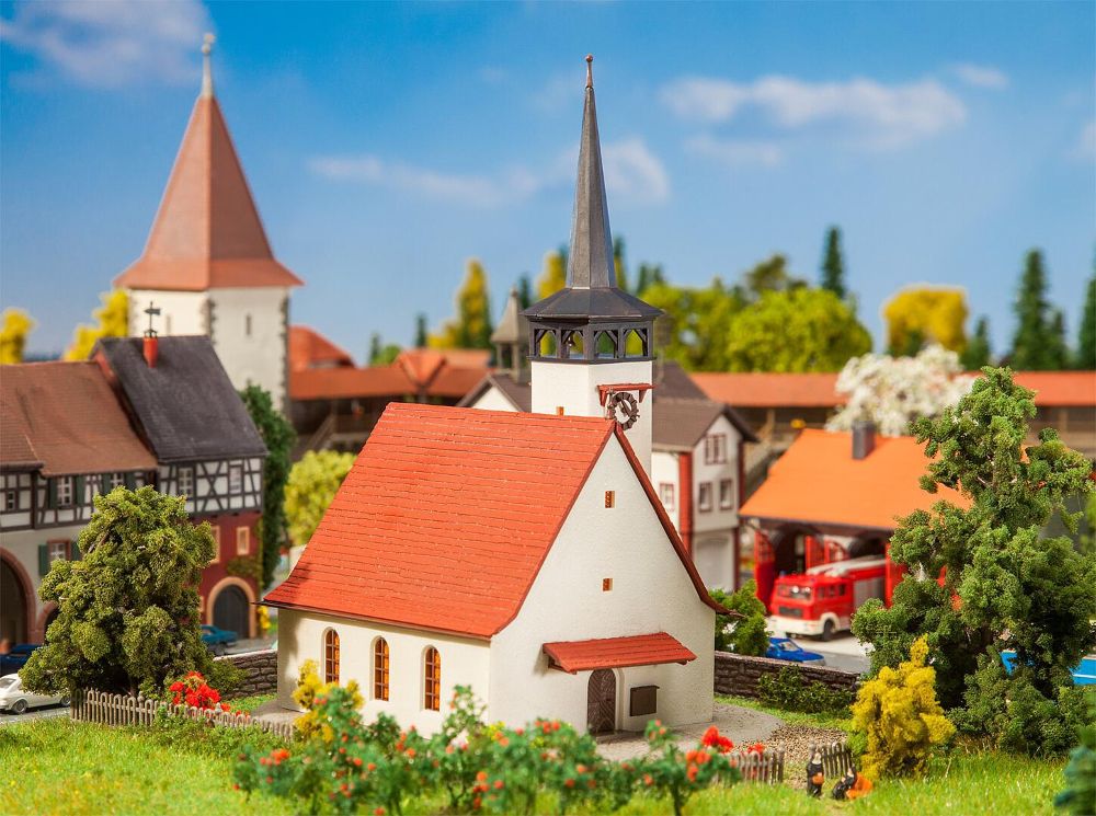 Faller 232314 Kirche mit Spitzdach 1:160 Spur N Bausatz Neu OVP