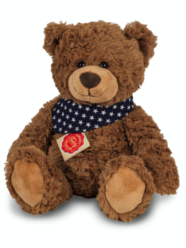 Teddy Hermann 913627 Schlenkerteddy braun 30 cm Stoff/Plüsch/Kuscheltier
