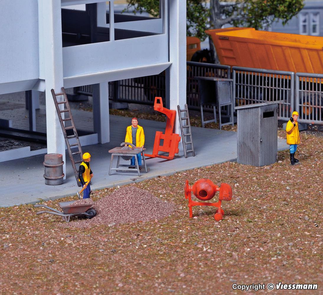 Kibri 38140 Deko-Set Baustellenzubehör 1:87 Spur H0 Bausatz Neu