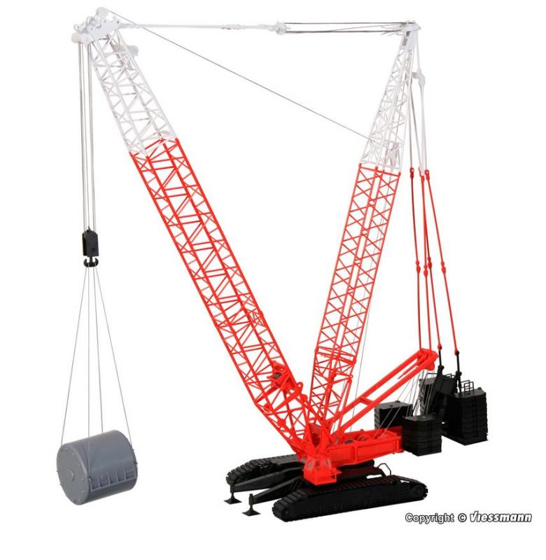 Kibri 13013 LIEBHERR Raupenkran mit Gittermast - Spur H0 - Neu