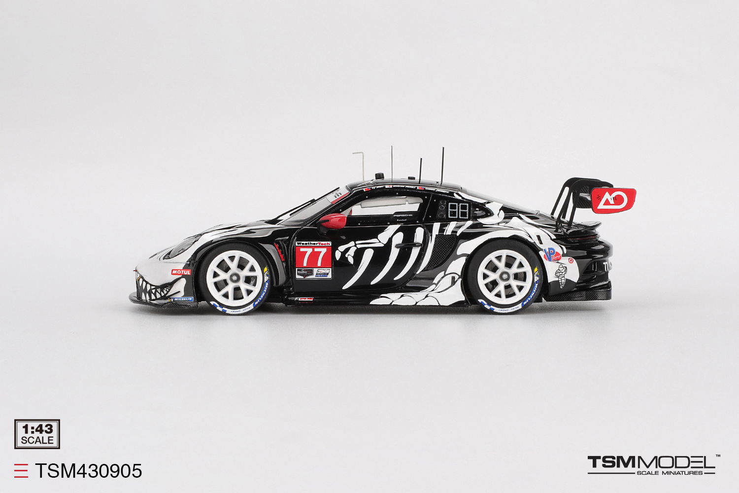 TSM TSM430905 1:43 PORSCHE 911 (992) GT3 R #77 GTD PRO AO RACING