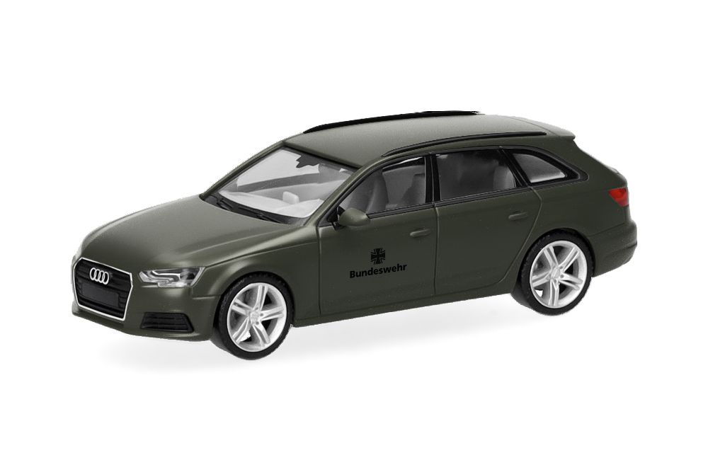 Herpa 700931 Audi A4 Avant BW Fuhrpark matt 1:87