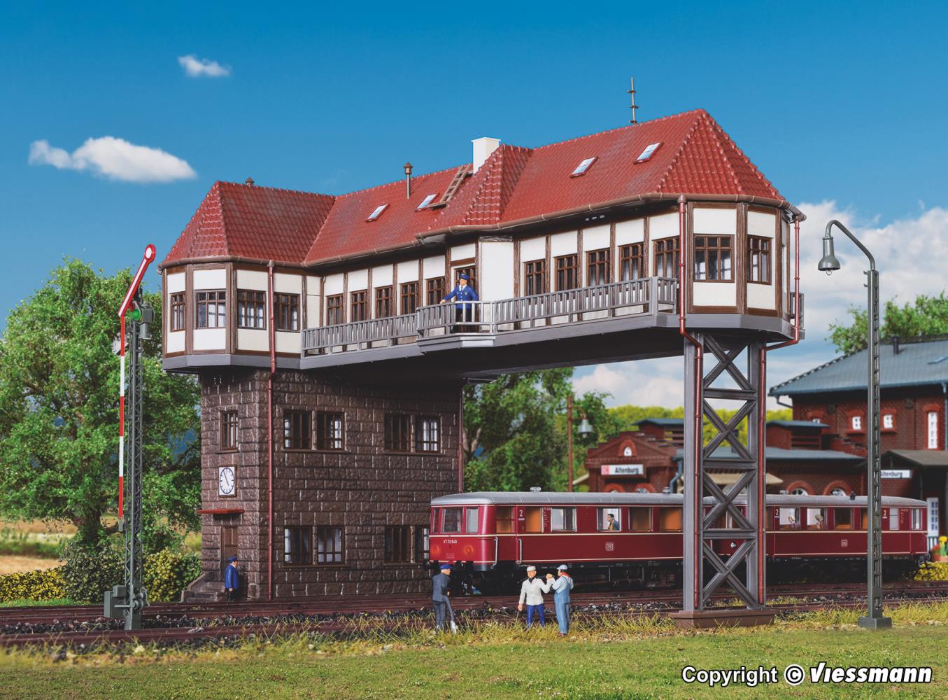 Vollmer 45735 Reiterstellwerk Stuttgart 1:87 Spur H0 Bausatz Neu