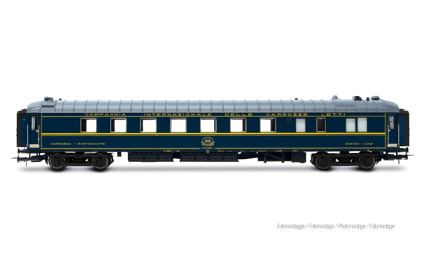 Rivarossi HR4428 CIWL, 2-tlg. Set „R30/R33“ Milano-Napoli, WR „Pistoiesi“ + W