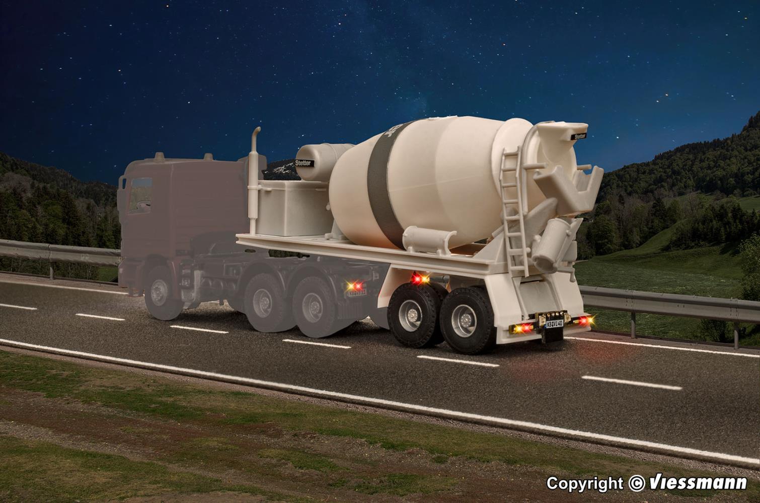 Viessmann 8230 MB ACTROS 2-achs Betonmischauflieger 1:87 Spur H0
