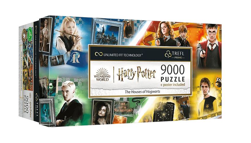 Trefl 81023 Harry Potter - The Houses of Hogwarts 9000 Teile Puzzle