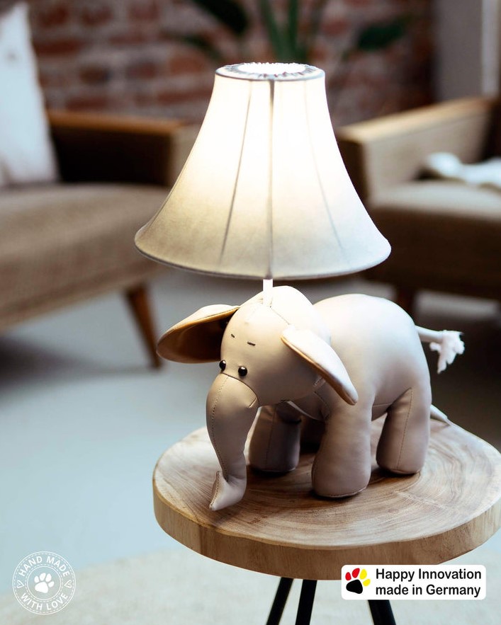 Happy Lamps 10016 Bobby - Der liebevolle Elefant - Tischleuchte Neu OVP