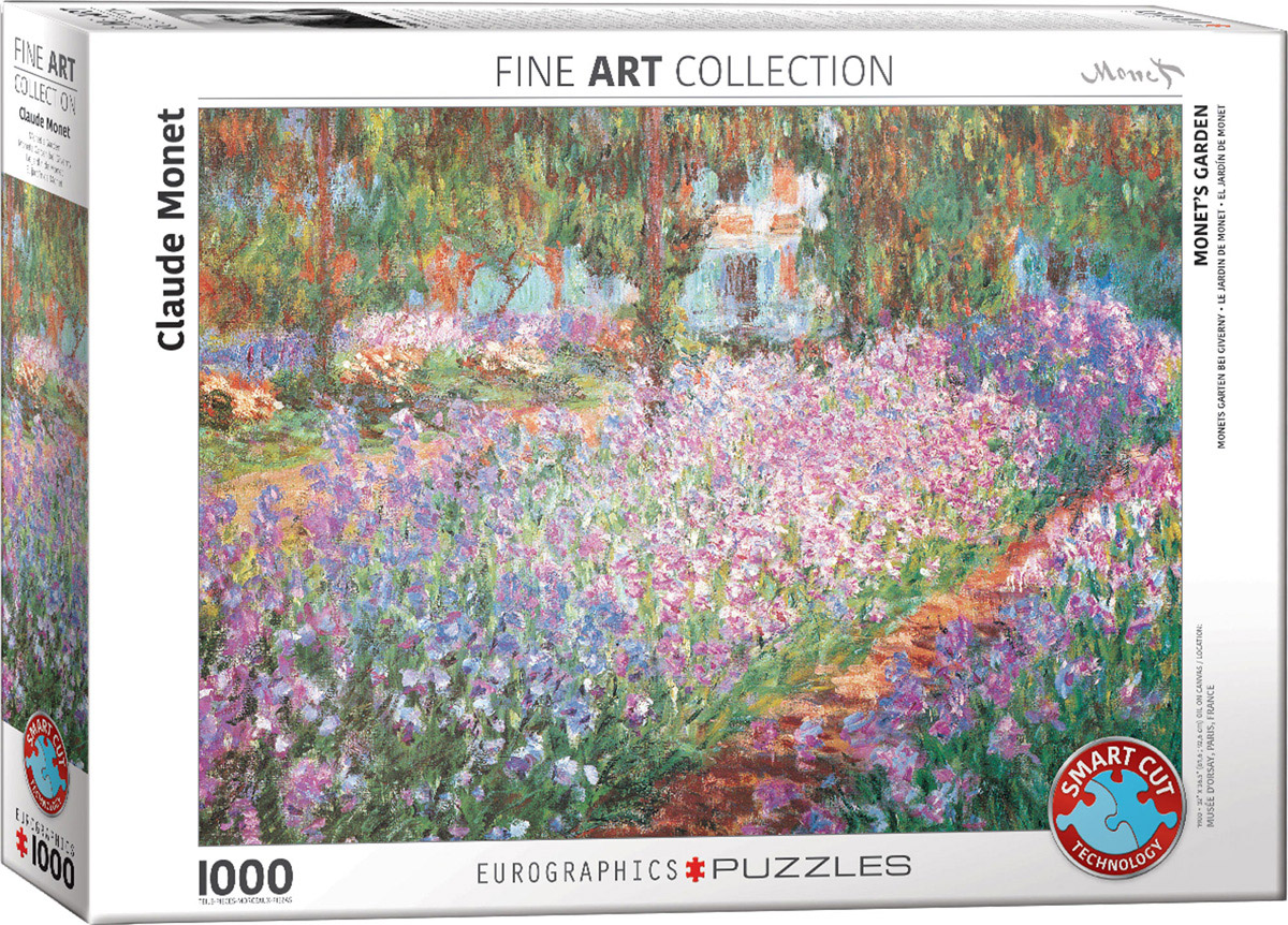 EUROGRAPHICS 6000-4908 Monets Garten Claude Monet 1000 Teile Puzzle NEU