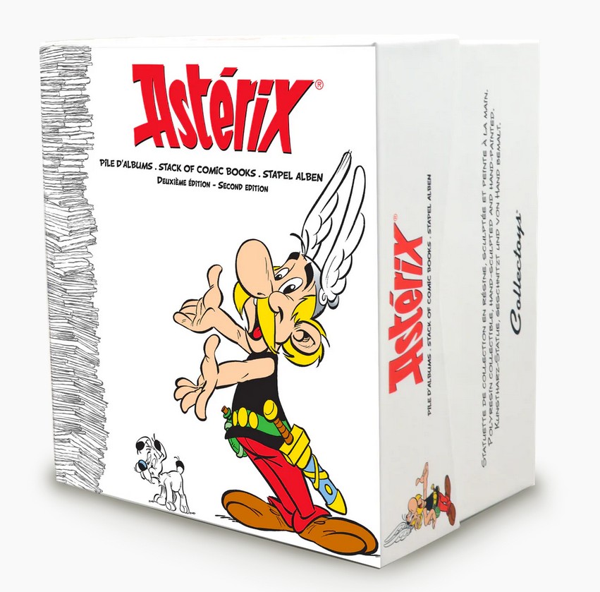 Plastoy 00128 Astérix Stapel Alben 14,8 cm NEU OVP Sammlerfigur