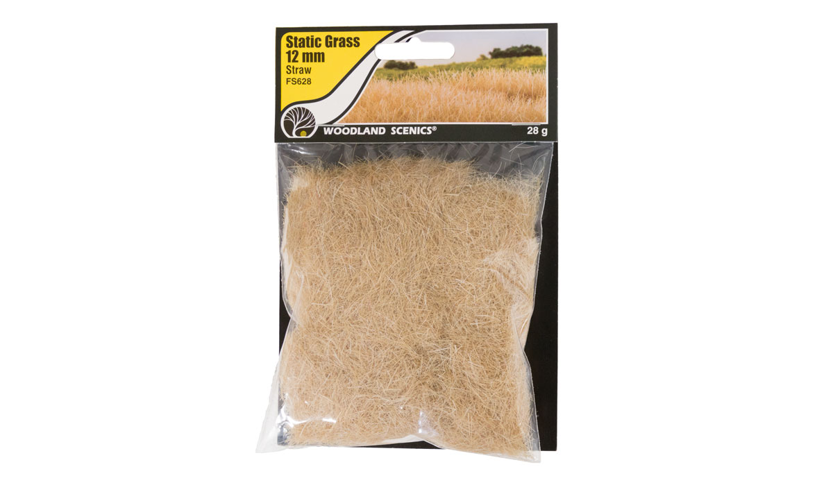 Woodland Scenics FS628 12mm Static Grass Straw Neu OVP