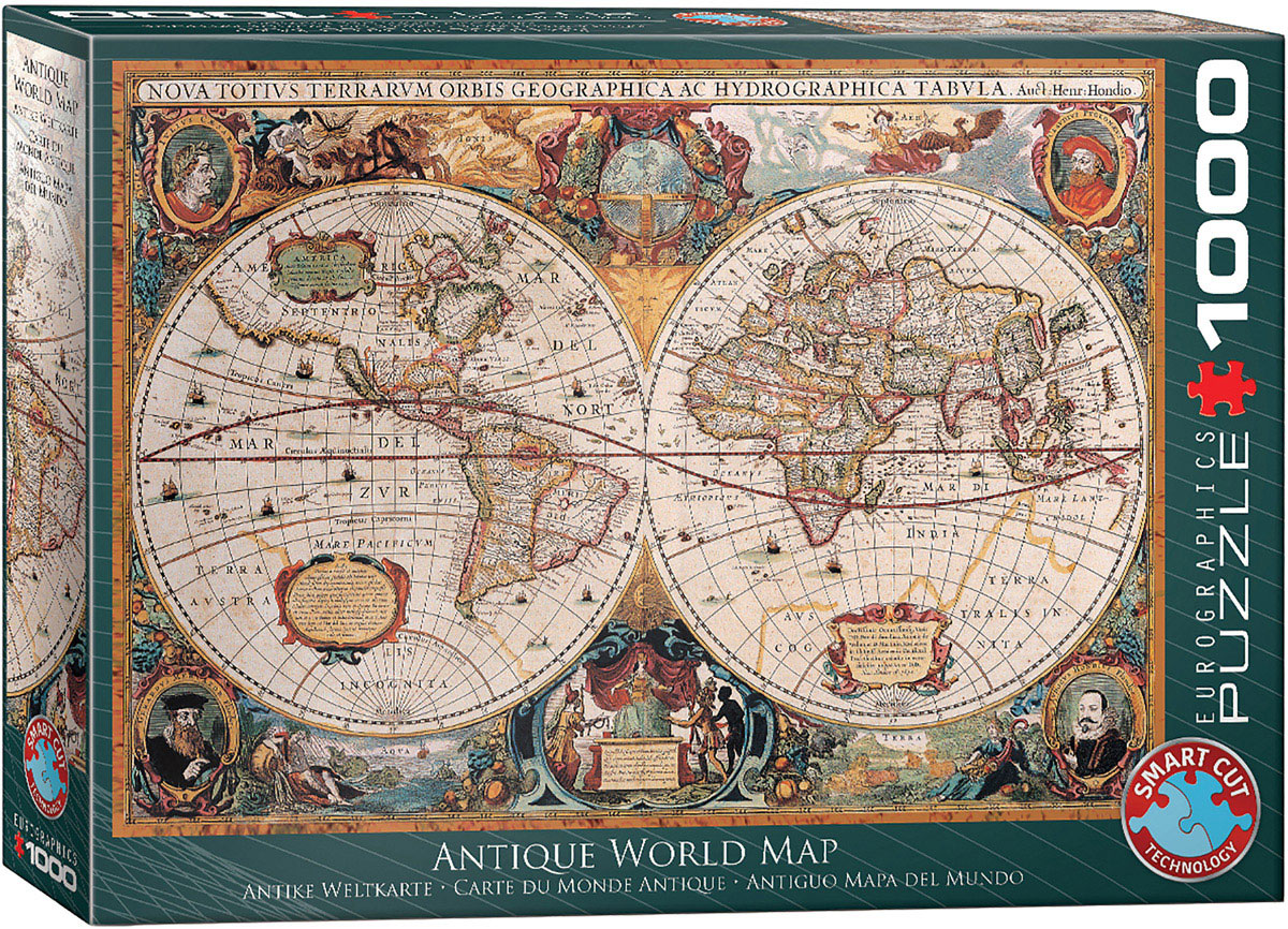 EUROGRAPHICS 6000-1997 Orbis Geographica Antike Weltkarte 1000 Teile Puzzle