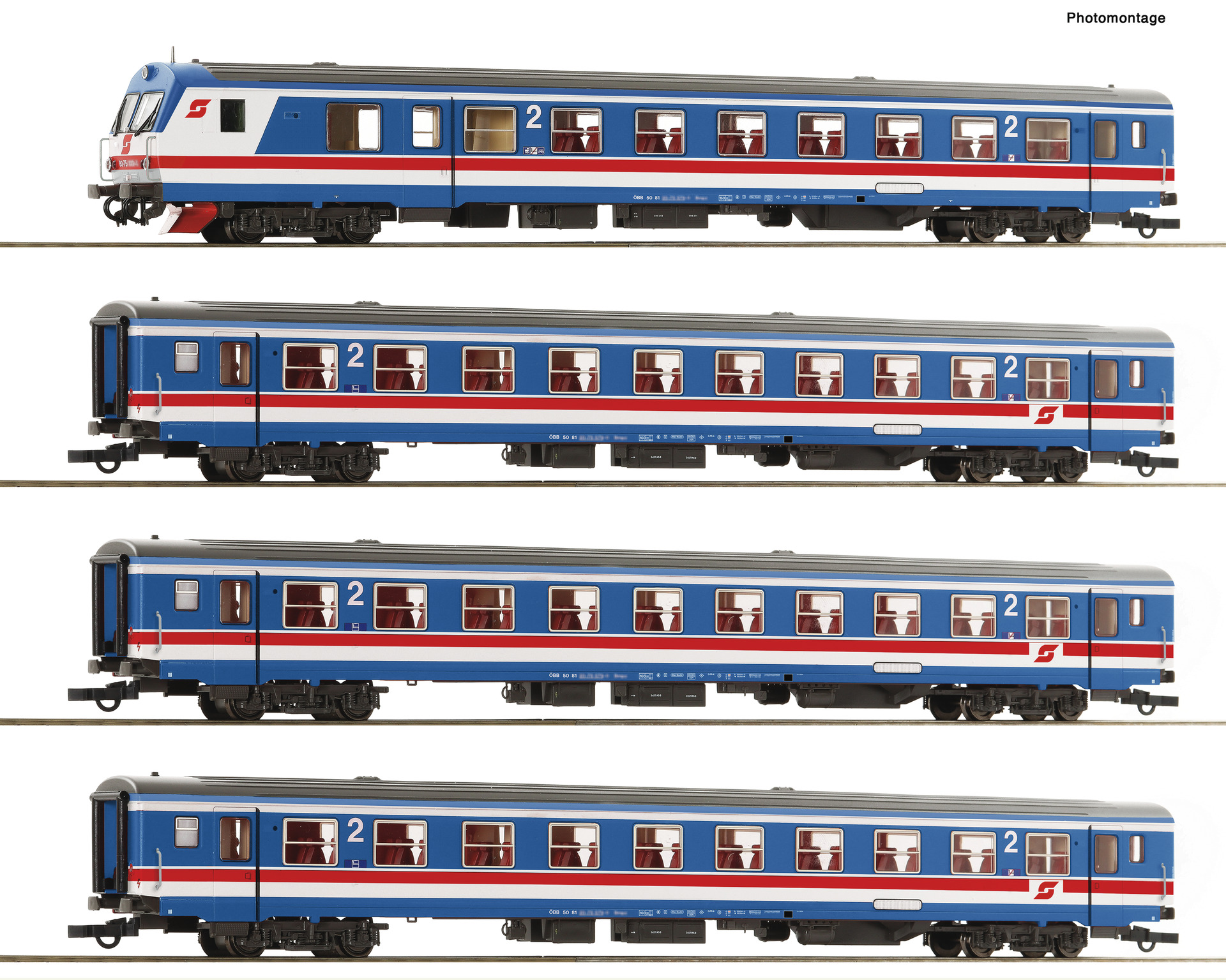 Roco 6200200 4-tlg. Set: Wendezug „Valousek-Editon“