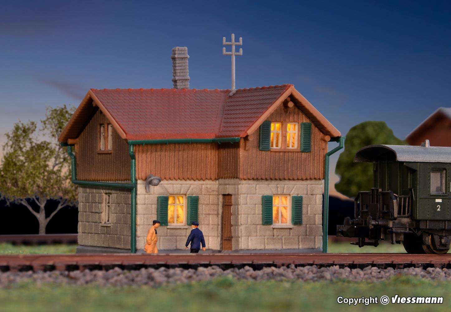 Kibri 37808 Bahnwärterhaus 1:160 Spur N Bausatz Neu OVP