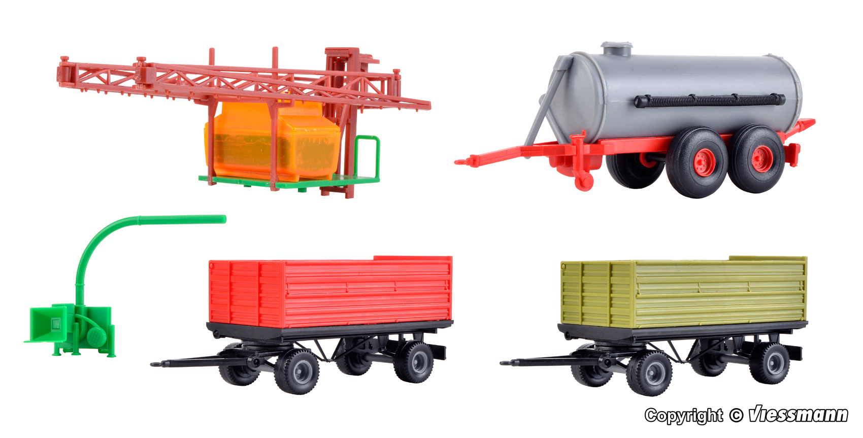 Kibri 12996 Landwirtschaftliches Set 1:87 Spur H0 Bausatz Neu