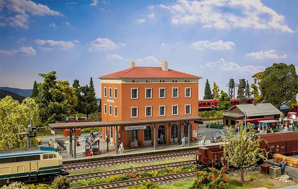 Faller 110135 Bayerischer Bahnhof Weisenbach 1:87 Spur H0 Bausatz Neu OVP