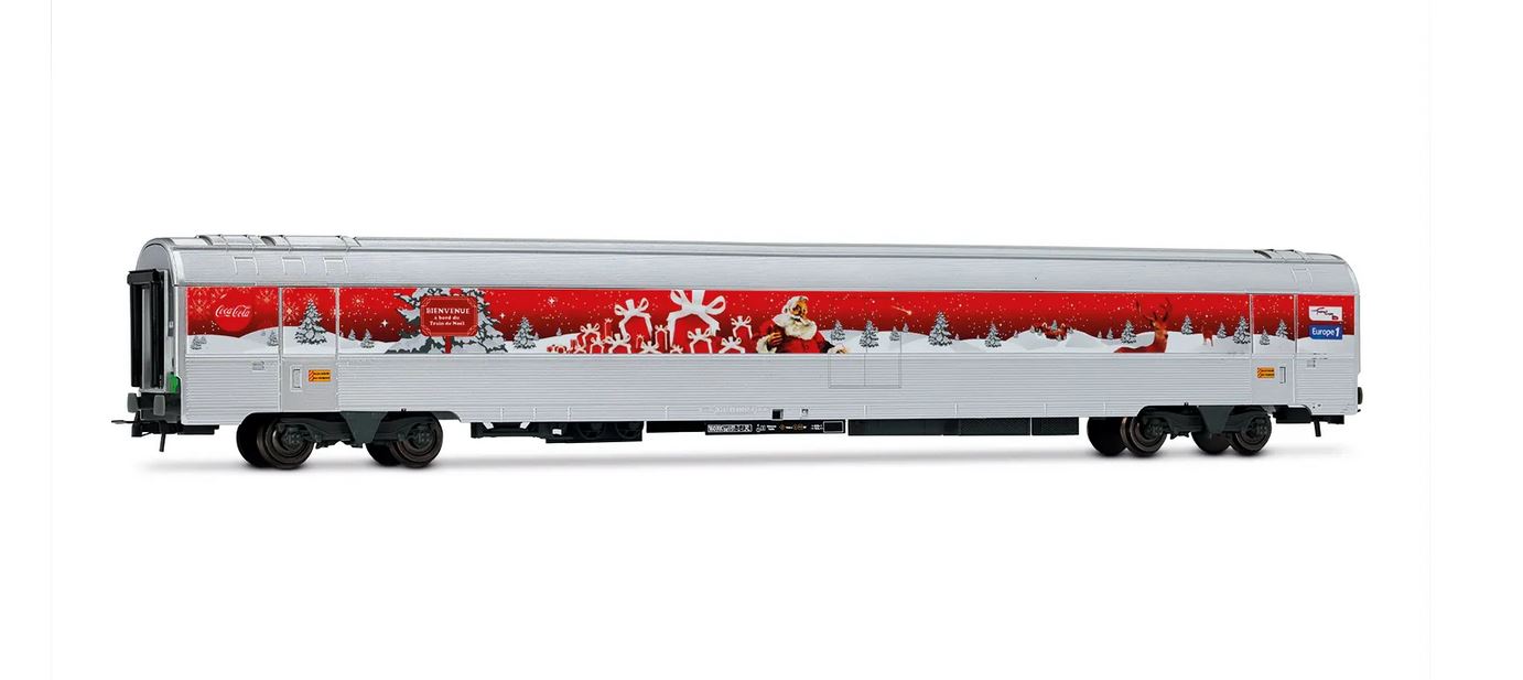 Jouef HJ4200 SNCF 3-unit pack Train de Noel Coca-Cola 2010 Spur H0