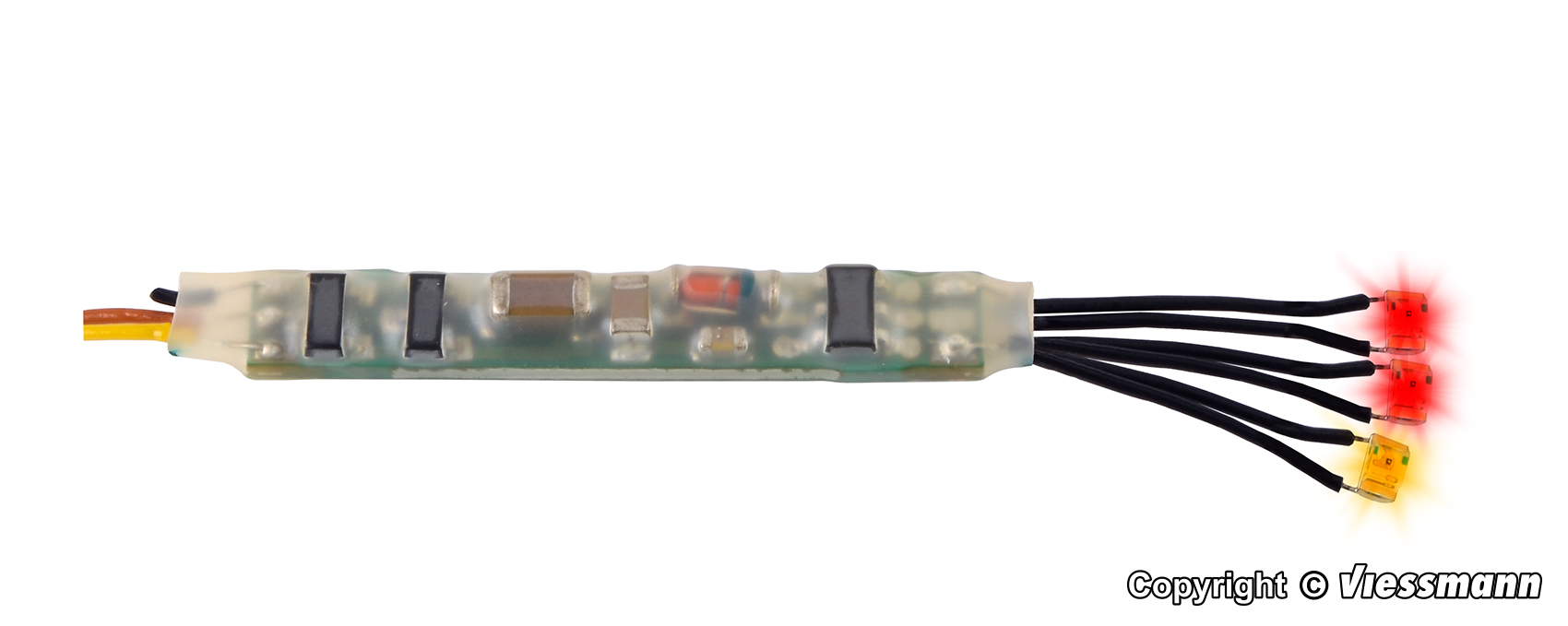 Viessmann 5273 Mini-LED rot-gelb für Feuersimulation 3 Stück Spur H0
