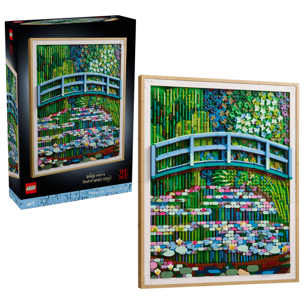 LEGO 31220 ART Claude Monet – Brücke über einen Seerosenteich