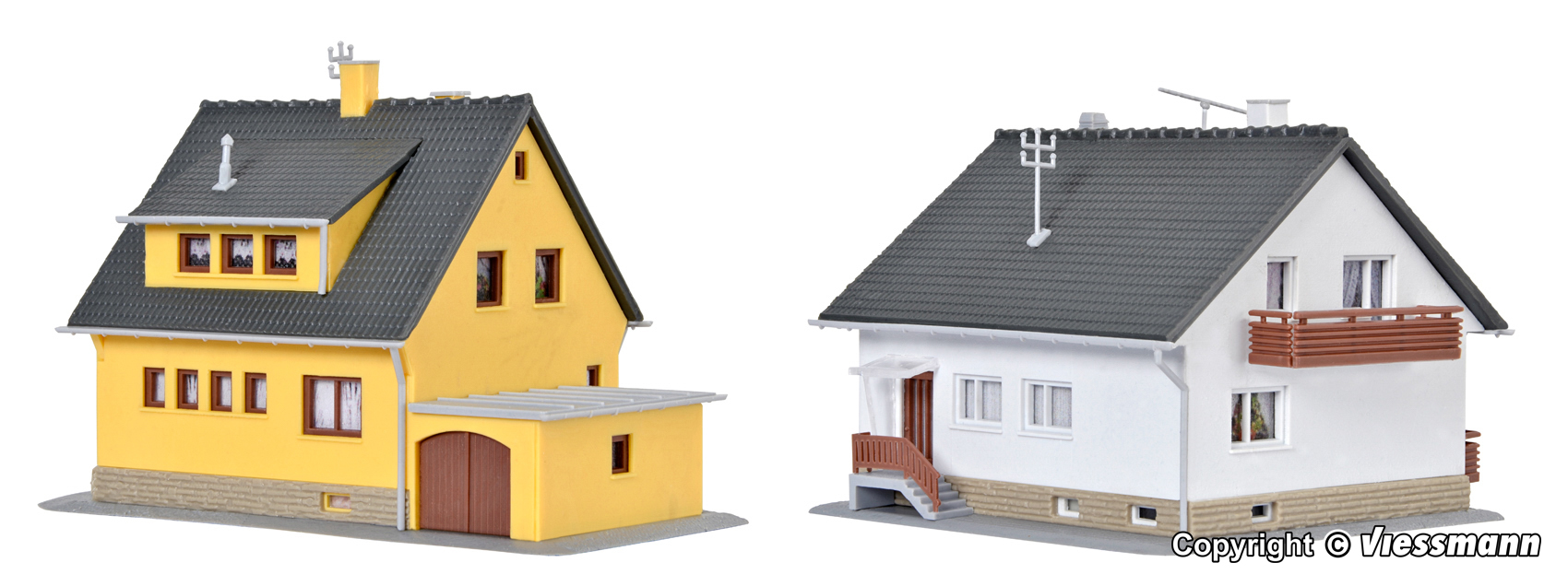 Kibri 37041 Einfamilienhaus Amselweg 2 Stk. 1:160 Spur N Bausatz