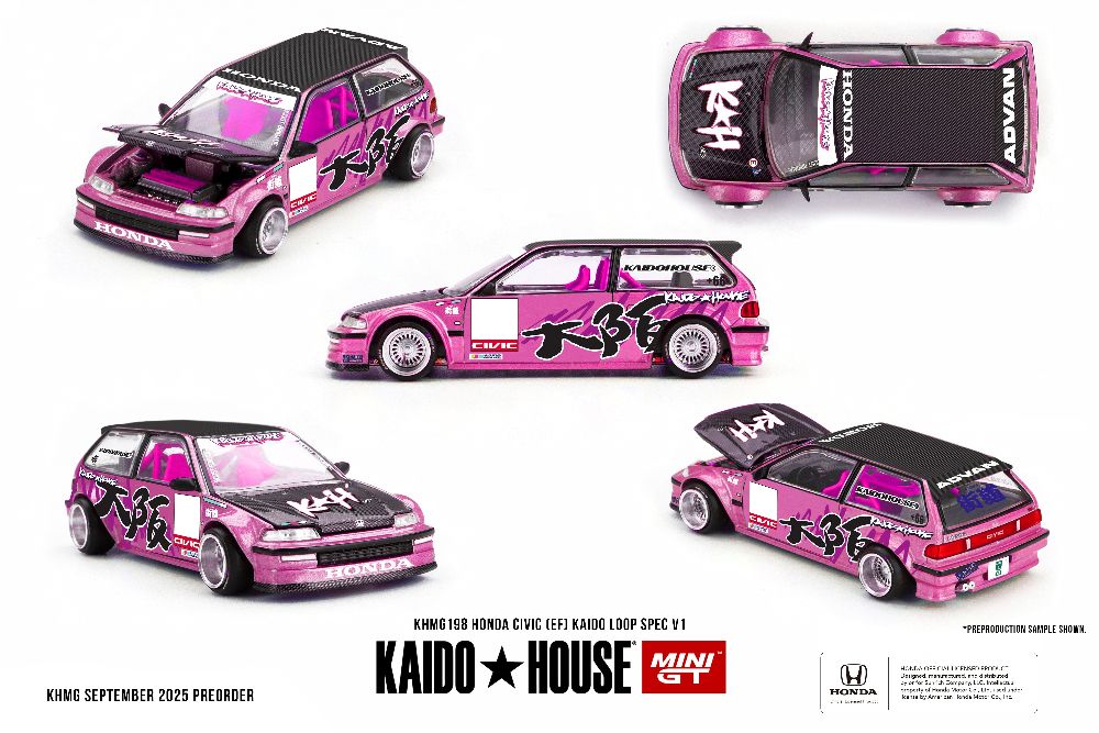 Kaido House KHMG198 1:64 HONDA CIVIC (EF) KAIDO LOOP SPEC V1 1987
