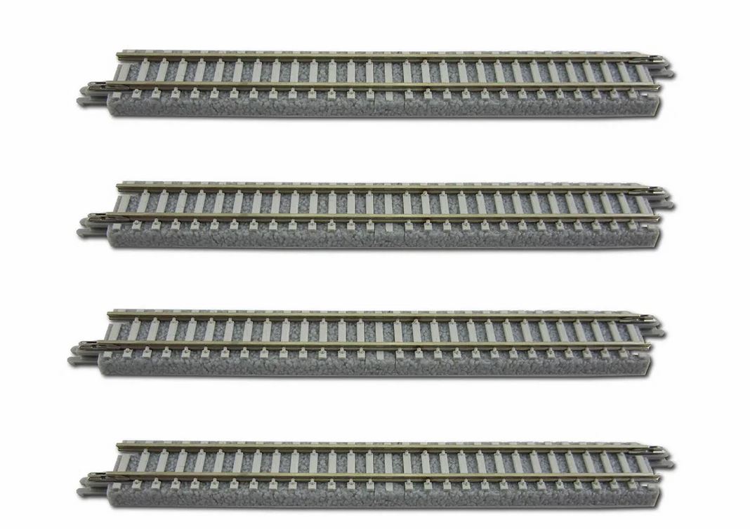 Rokuhan R049 Gleis gerade 110 mm mit Betonschwellen 1:220 Spur Z
