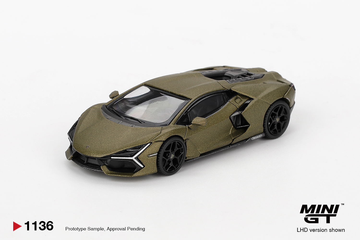 Mini GT 1136 1:64 LAMBORGHINI REVUELTO VERDE GEA MATTE 2023