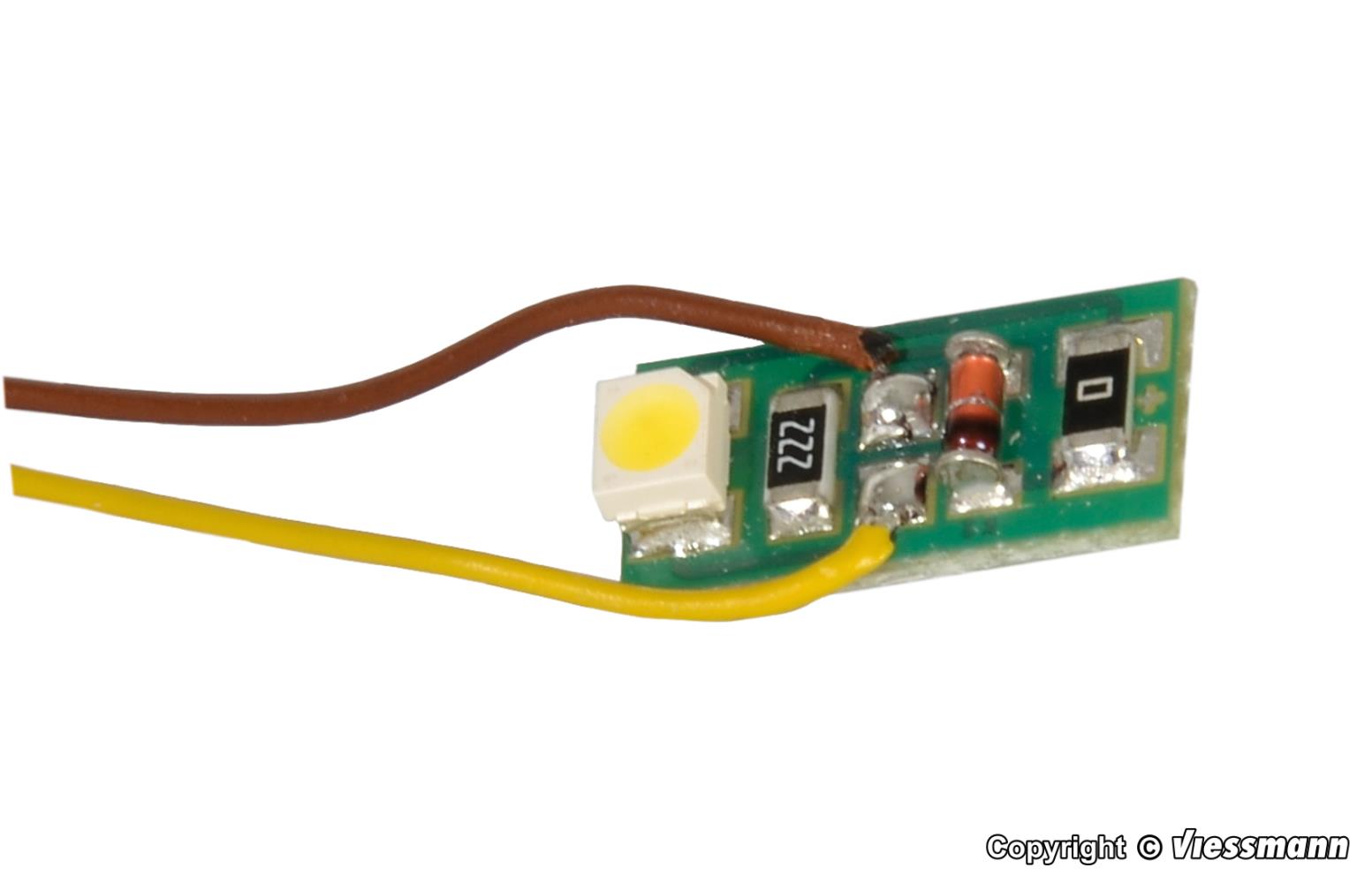 Viessmann 6006 Hausbeleuchtung mit 1 LED warmweiß 10 Stück Neu