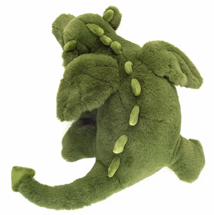 Teddy Hermann 939801 Drache Cleo grün 32 cm Stoff/Plüsch/Kuscheltier NEU