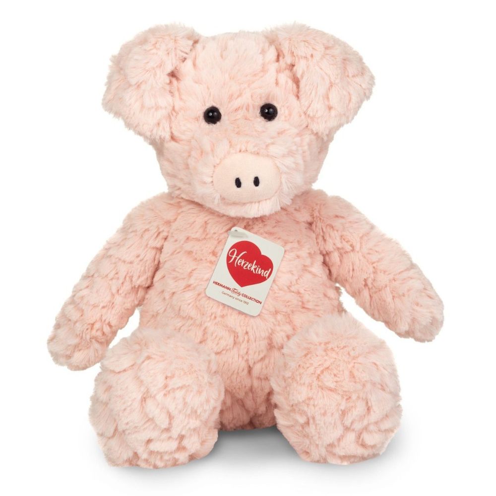 Teddy Hermann 939726 Schwein Hedi rosa 32 cm Stoff/Plüsch/Kuscheltier NEU