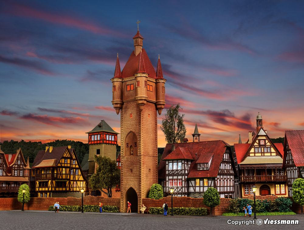 Vollmer 43900 Stadtturm Rothenburg 1:87 Spur H0 Bausatz Neu OVP