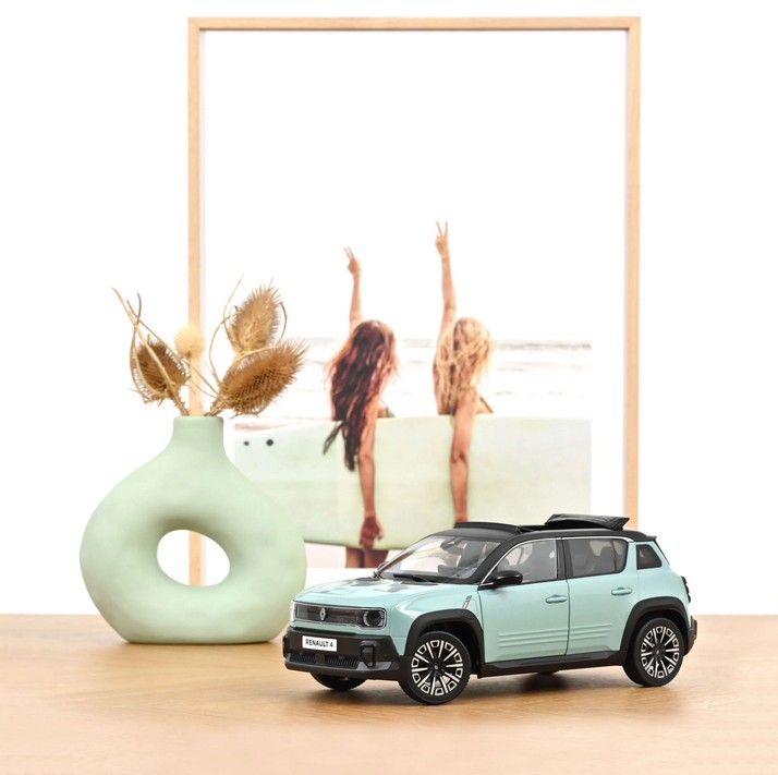 Norev 185520 Renault 4 E-Tech Elektrisch 2025 1:18 Standmodell