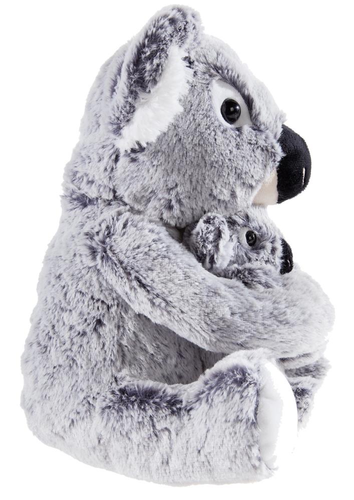 Heunec 247673 Misanimo Koala Bär sitzend mit Kind 27 cm Plüsch/Stoff