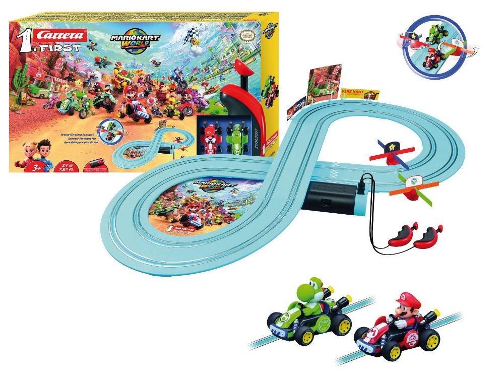Carrera 20063067 Mario Kart World Mario vs. Yoshi First Autorennbahn