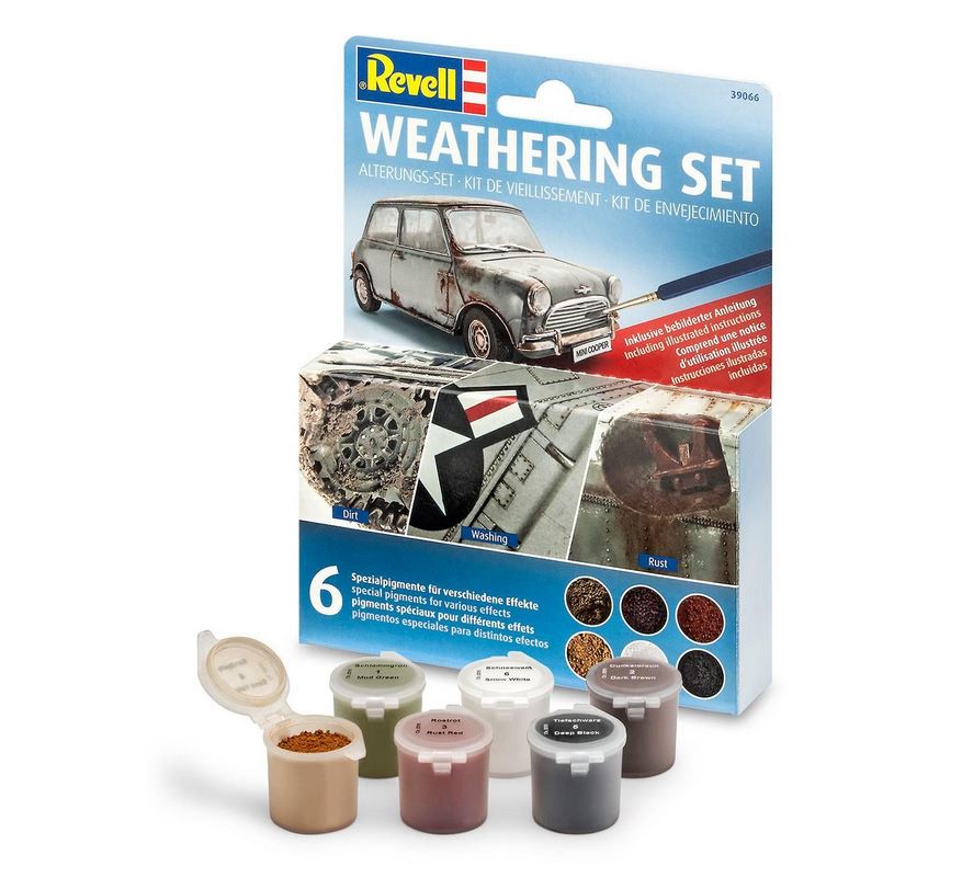 Revell 39066 Weathering Set (6 Pigmente) zur Alterung von Modellen
