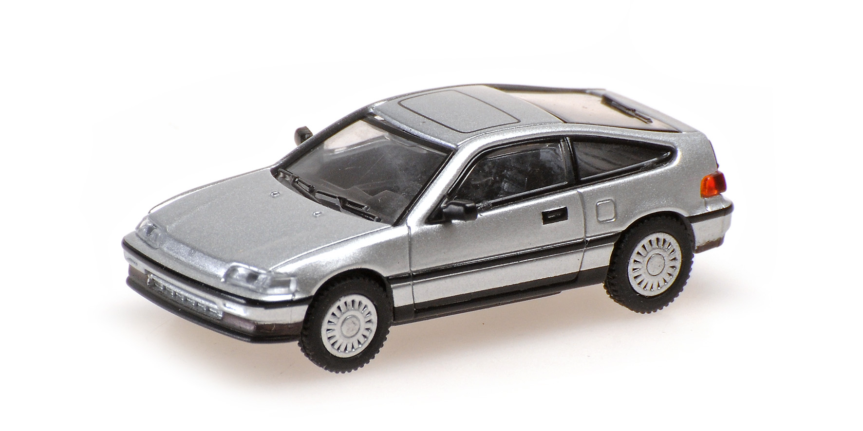 Minichamps 870161021 HONDA CR-X MK2 1987 SILVER 1:87 Spur H0 Neu OVP