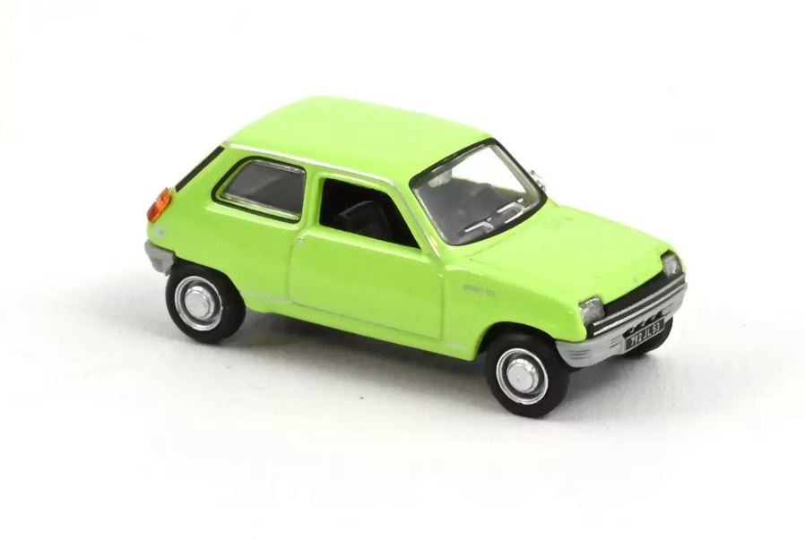 Norev 510542 Renault 5 TL 1972 Hellgrün 1:87 Spur H0 Standmodell