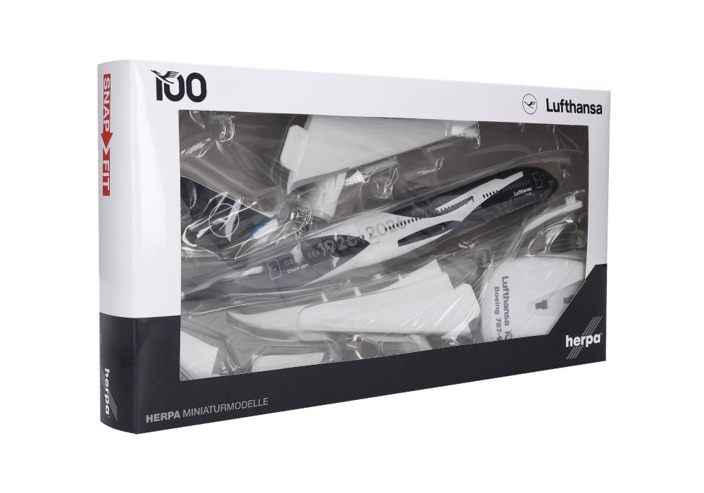 Herpa 614849 Lufthansa Boeing 787-9 Dreamliner "100 Jahre" 1:200