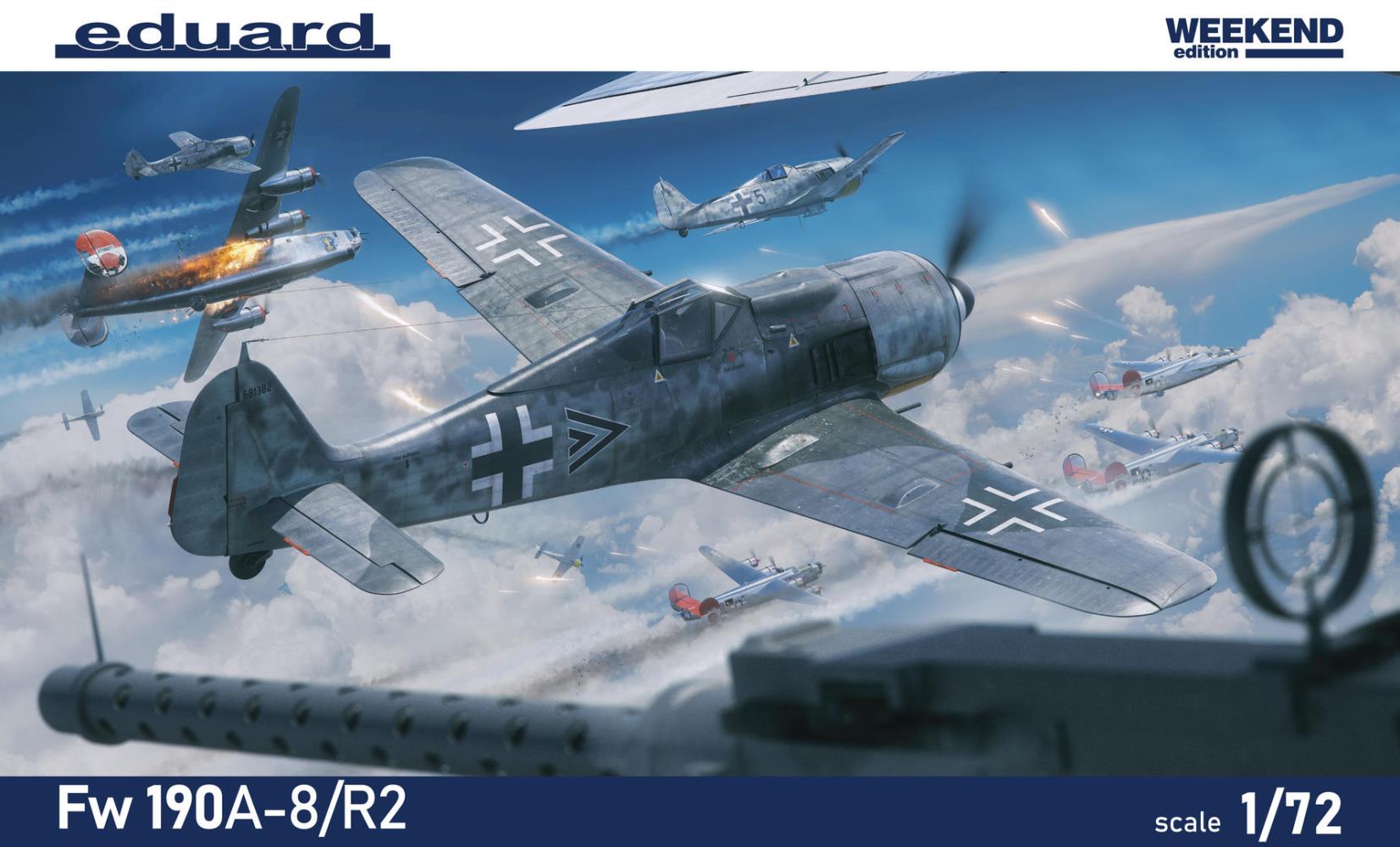 Eduard Plastic Kits 7467 Fw 190A-8/R2 Weekend edition 1:72 Bausatz Neu OVP