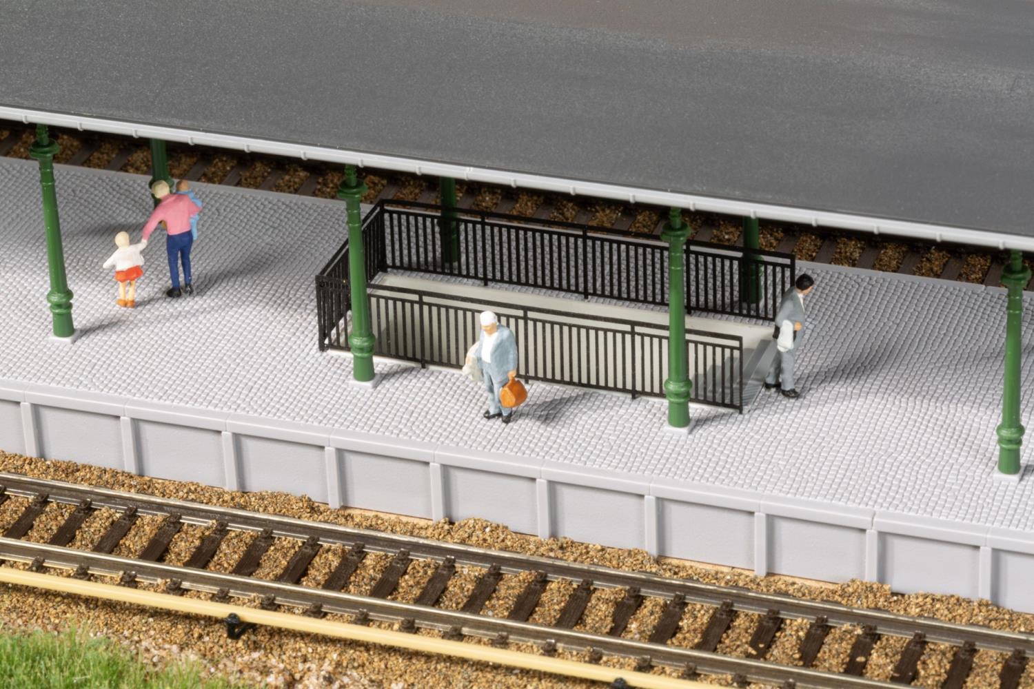 Auhagen 13355 Bahnsteig 1:120 Spur TT Bausatz Neu OVP