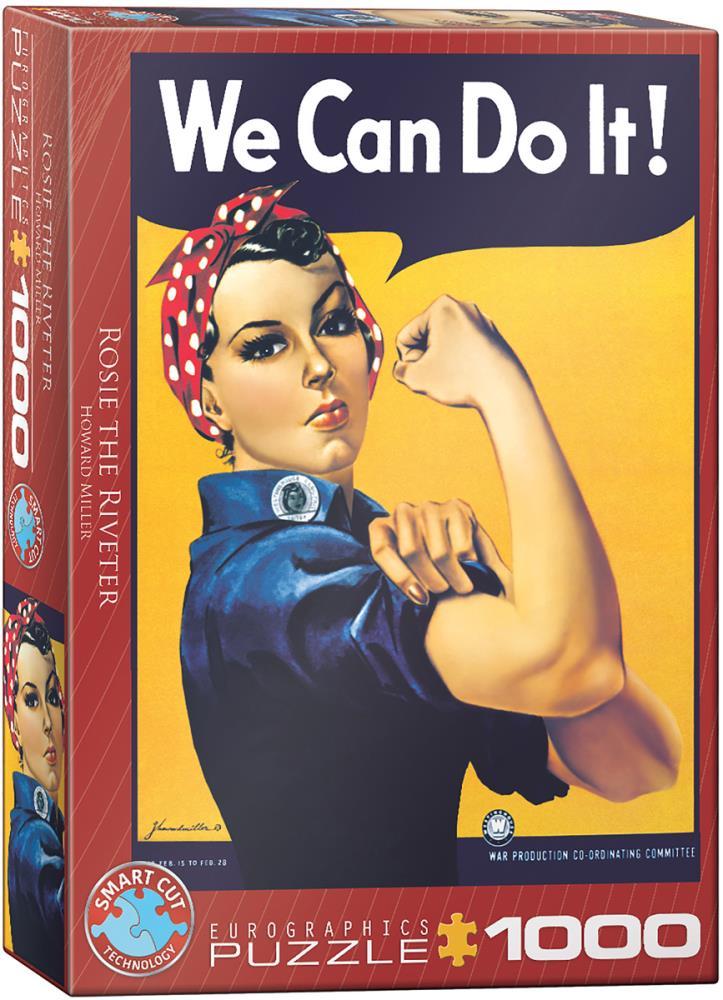 EUROGRAPHICS 6000-1292 Rosie die Nieterin We Can Do It 1000 Teile Puzzle