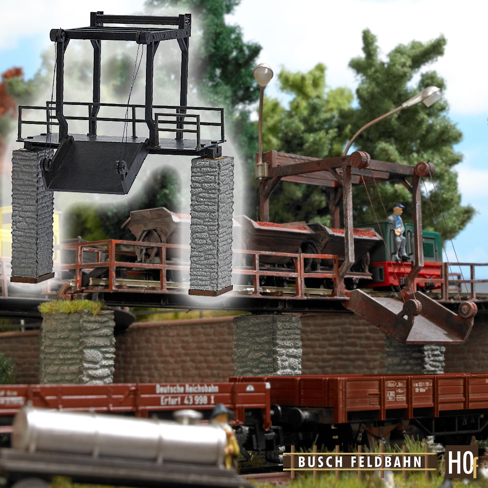 Busch 12389 Umladestation 1:87 Spur H0f Bausatz Neu OVP