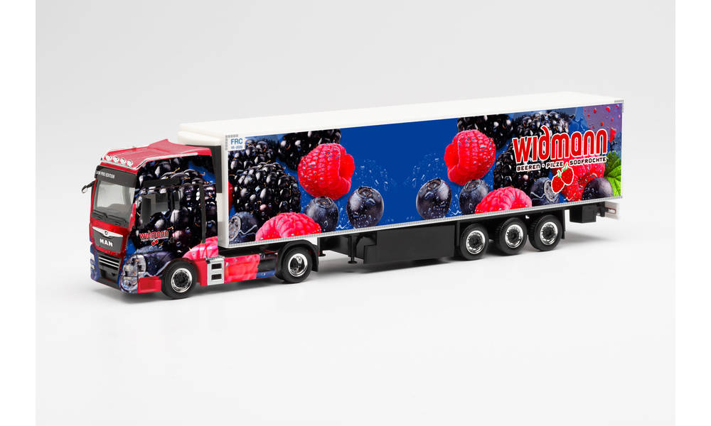 Herpa 313704 MAN TGX XXL Euro 6c Kühlkoffer-Sattelzug - 1:87 - Neu