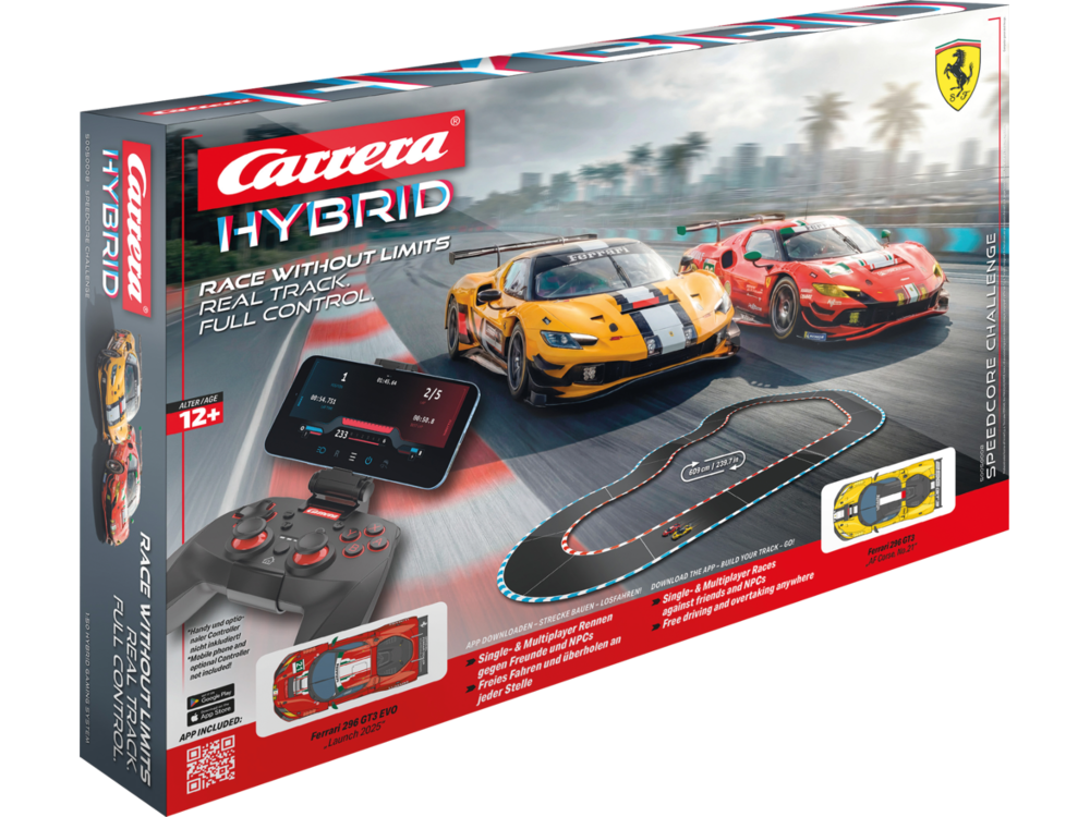 Carrera 50050008 Speedcore Challenge Hybrid KI Gaming Rennaction Set