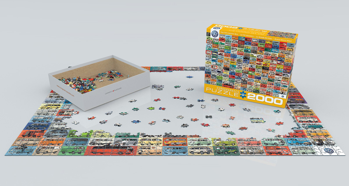 EUROGRAPHICS 8220-0783 VW Bulli Collage 2000 Teile Puzzle