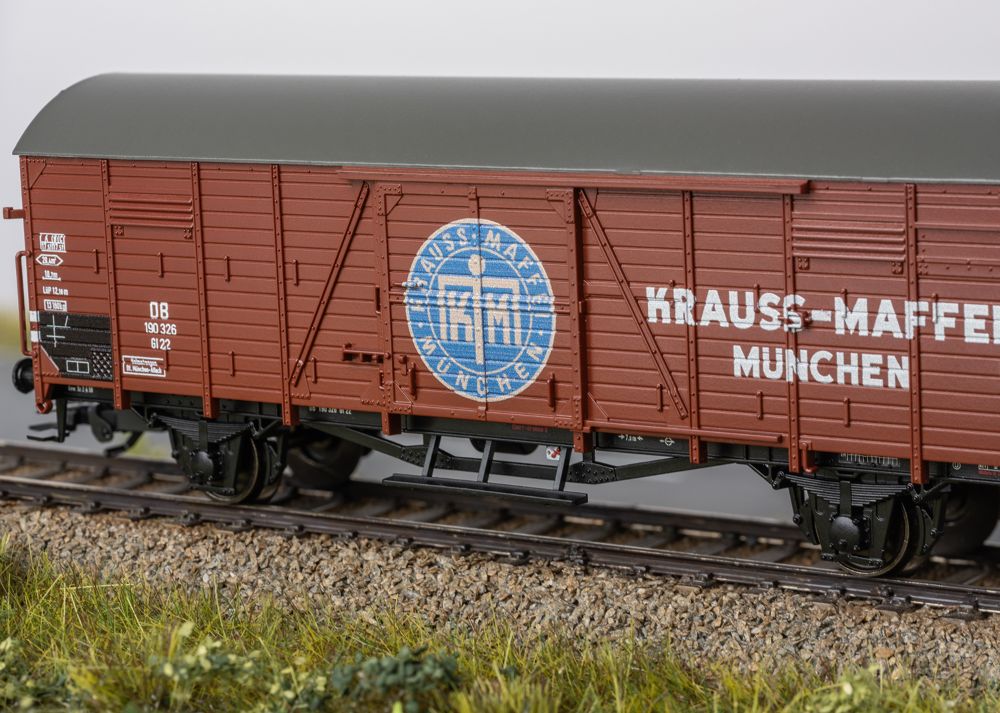 Märklin MHI 46592 Gedeckter Güterwgn Gl 22 Krauss-Maffei (DB) Spur H0